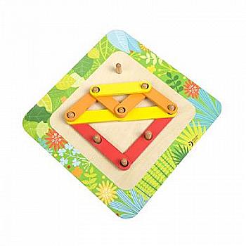 Іграшка дерев`яна Classic World "Мій навчальний пазл", 3721 Іграшка дерев`яна Classic World "Мій навчальний пазл", 3721