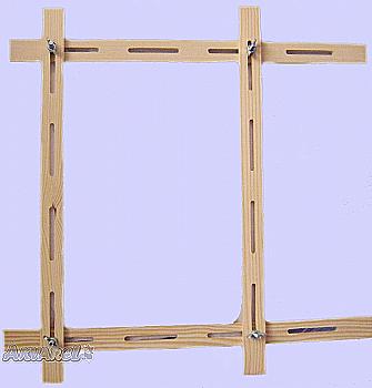 Рамка для росписи ткани 80*80 регулируемая TM "Albero"