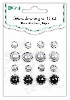 Брадси декоративні 16шт. Silver, DPCD-001 DpCraft Брадси декоративні 16шт. Silver, DPCD-001 DpCraft