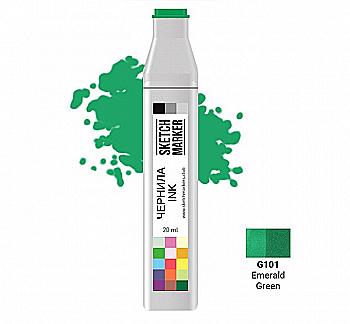Чернило для заправки маркера SKETCHMARKER, 20 мл, Emerald Green - Зеленый изумруд, SI-G101 Чернило для заправки маркера SKETCHMARKER, 20 мл, Emerald Green - Зеленый изумруд, SI-G101