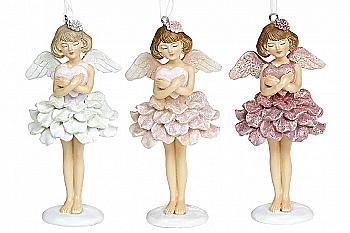 Фігурка підвісна "Янгол з серцем" 12 см, 707-844 Фігурка підвісна "Янгол з серцем" 12 см, 707-844