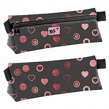 Пенал м`який YES UN-01 "Stay Original" сірий, 533039