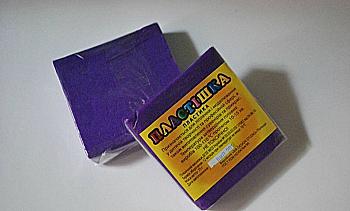 Пластика "Пластішка" 0,075 кг, фіолетовий, 0112 Пластика "Пластішка" 0,075 кг, фіолетовий, 0112