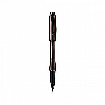 Ручка перо Urban Premium Metalic Brown FP F Parker (F 18K) 21 212K