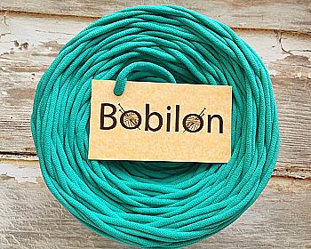 Пряжа трикотажна Bobilon Mini (5-7 мм), м`ятний Пряжа трикотажна Bobilon Mini (5-7 мм), м`ятний
