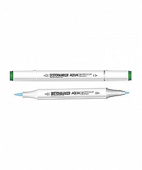 Маркер акварельный двухсторонний SKETCHMARKER Aqua Pro Зеленый лиственный, SMA-GLEAF Маркер акварельный двухсторонний SKETCHMARKER Aqua Pro Зеленый лиственный, SMA-GLEAF