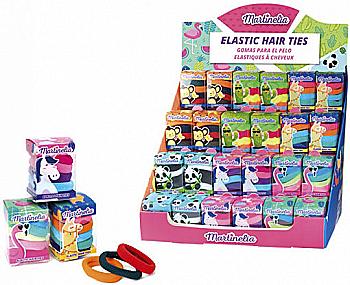 Набір гумок для волосся еластичні, 5 шт, 3011W, Martinelia Набір гумок для волосся еластичні, 5 шт, 3011W, Martinelia