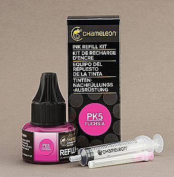 Чернило для заправки маркера Chameleon 25 мл - Fuchsia (фуксия, PK5), CT9035 Чернило для заправки маркера Chameleon 25 мл - Fuchsia (фуксия, PK5), CT9035
