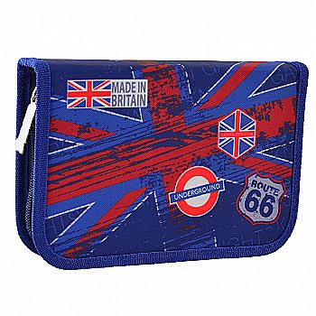 Пенал твердий одинарний без клап. HP-02 "London", 20,5*13*3,2, 532055