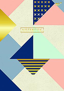 Блокнот 140*185 мм, 96 арк. "Abstract" YES, 151491