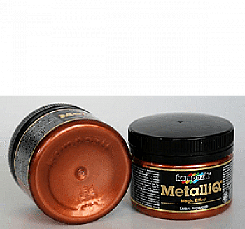 Краска акриловая эмаль Metalliq Kompozit медь 0,1 кг Краска акриловая эмаль Metalliq Kompozit медь 0,1 кг