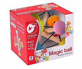Іграшка дерев`яна Classic World "Чарівний м`ячик", 3069 Іграшка дерев`яна Classic World "Чарівний м`ячик", 3069