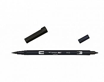 Маркер-блендер двосторонній ABT BrushPen ABT-N15, чорний ТМ "Tombow" Маркер-блендер двосторонній ABT BrushPen ABT-N15, чорний ТМ "Tombow"