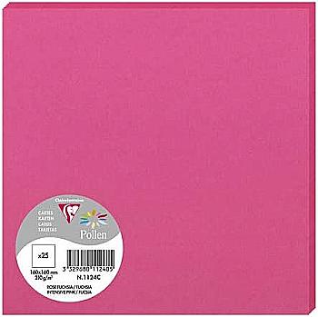 Заготовка для открыток Pollen 160*160 мм/210 г, Int. pink/Инт. розовый, 1124C Заготовка для открыток Pollen 160*160 мм/210 г, Int. pink/Инт. розовый, 1124C