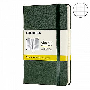 Записная книжка Миртовый Зеленый карман. клетка, Moleskine Classic, MM712K15 Записная книжка Миртовый Зеленый карман. клетка, Moleskine Classic, MM712K15