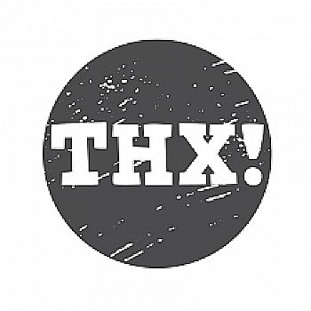 Штамп дерев`яний d=3,5 см "THX!", WE1005 ТМ "Woodies"