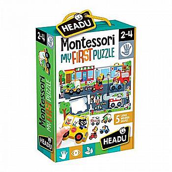 Игра-пазл Монтессори "Город", IT22373