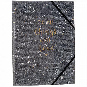 Папка на резинках А4+, Shade Gray, 1509-13-A