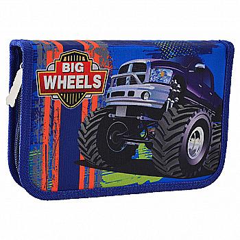 Пенал твердый одинарный без клап. HP-02 "Big Wheels", 20,5*13*3,2, 532061 Пенал твердый одинарный без клап. HP-02 "Big Wheels", 20,5*13*3,2, 532061