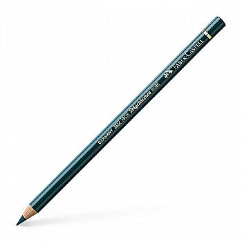 Карандаш цветной Polychromos насыщенный зелёный кобальт (158), 110158 Faber-Castell Карандаш цветной Polychromos насыщенный зелёный кобальт (158), 110158 Faber-Castell