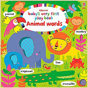 Книга "Baby`s very first play book Animal words" (а) (6998)