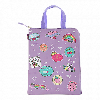 Папка А4 Емоджі 34*27,5*1 см, вертикал., 2 ручки, ZB.705542 Папка А4 Емоджі 34*27,5*1 см, вертикал., 2 ручки, ZB.705542