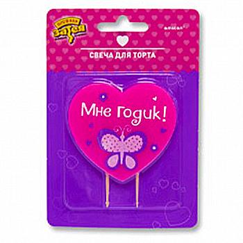 Свічка д/торту Перший ДН Дівчинка, 1502-2069