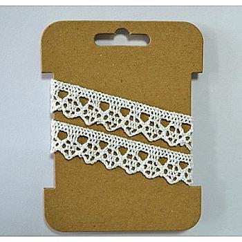 Кружевная лента белая Хлопок 2 см, 2 м. 118344