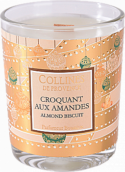 Свеча "Миндальное печенье" 75 г, C3045CRAM, Collines de Provence Свеча "Миндальное печенье" 75 г, C3045CRAM, Collines de Provence