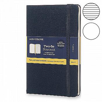 Записник Синій медіум, Moleskine Two-Go, TWOGO31B27 Записник Синій медіум, Moleskine Two-Go, TWOGO31B27