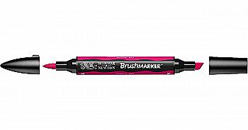 Маркер двосторонній Brushmarker, Маджента, 0204380 W&N Маркер двосторонній Brushmarker, Маджента, 0204380 W&N