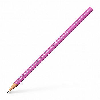 Карандаш чернографитный Grip Sparkle, розовый, 118229 Faber-Castell Карандаш чернографитный Grip Sparkle, розовый, 118229 Faber-Castell