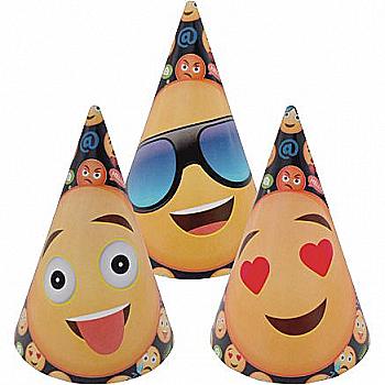 Колпак Емоджи Смайлы 6 ед, 1501-3710