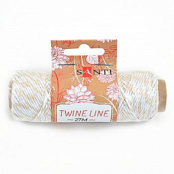 Шнур декоративний, біло-бежевий, 27 м, 741601