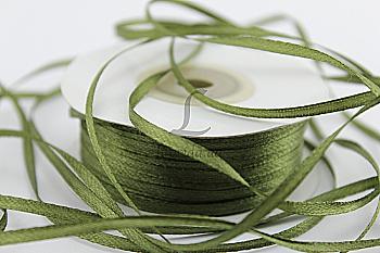 Стрічка атлас 3 мм-91 м, 110 темно-трав`яний