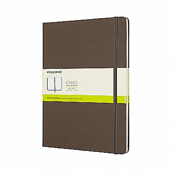 Блокнот Коричневый большой нелинованный, Moleskine Classic, QP092P14 Блокнот Коричневый большой нелинованный, Moleskine Classic, QP092P14