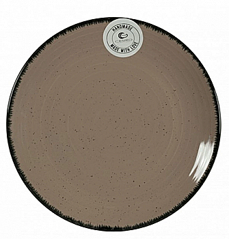 Тарілка десертна, Spiral, 20 см, капучіно, D3070S/G142 Cesiro Тарілка десертна, Spiral, 20 см, капучіно, D3070S/G142 Cesiro