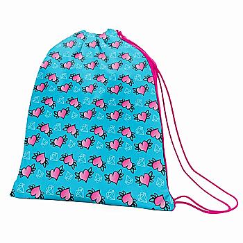 Сумка для обуви SB-10 "Heart", бирюзовый, 552266 Сумка для обуви SB-10 "Heart", бирюзовый, 552266