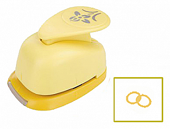 Фигурный дырокол, Обручальные кольца, 2,5 см Dalprint