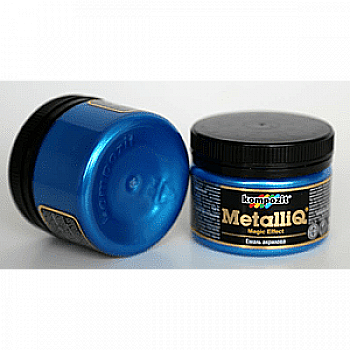 Краска акриловая эмаль Metalliq Kompozit голубое сияние 0,1 кг Краска акриловая эмаль Metalliq Kompozit голубое сияние 0,1 кг