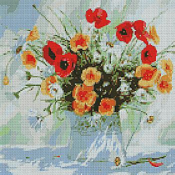 Алмазная мозаика "Оттенки лета ©Ira Volkova" 40*40 см, AMO7075 ТМ "Идейка" Алмазная мозаика "Оттенки лета ©Ira Volkova" 40*40 см, AMO7075 ТМ "Идейка"
