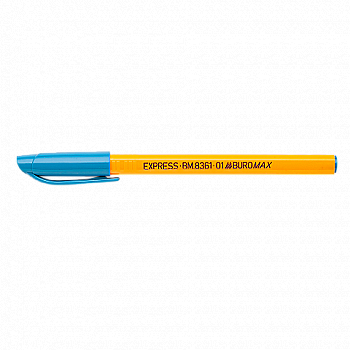 Ручка масляная, с грипом, синяя, BM.8361-01