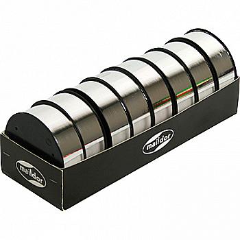 Стрічка пакувальна металева 25 мм*10 м, срібло, 616176C