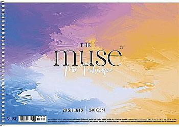 Альбом Mix Technique А4 20 л. "Muse" картон, PB-SC-020-314 (4702) Альбом Mix Technique А4 20 л. "Muse" картон, PB-SC-020-314 (4702)