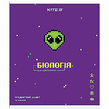 Зошит 48 кл, Предметка - Біологія, гібр лак з УФ, Pixel, K21-240-09 Зошит 48 кл, Предметка - Біологія, гібр лак з УФ, Pixel, K21-240-09