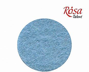 Фетр листовий (поліестер) 29,7*42 см 180 г/м2, Блакитний, Rosa Talent Фетр листовий (поліестер) 29,7*42 см 180 г/м2, Блакитний, Rosa Talent