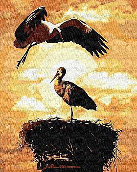 Набір для розпису по номерах 40*50 см "Політ кохання", KHO4318