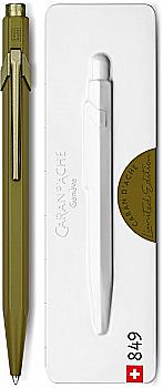 Ручка Caran d'Ache 849 Claim Your Style монохром Зеленый мох + box Ручка Caran d'Ache 849 Claim Your Style монохром Зеленый мох + box