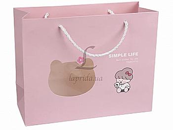 Подарочный пакет 25,5*32*11 см, 31-7522