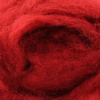 Вовна д/валяння Новозеландська 27 мк 50 г №3014, червоний Чарівна мить Вовна д/валяння Новозеландська 27 мк 50 г №3014, червоний Чарівна мить